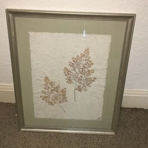 framed picture. hand painted